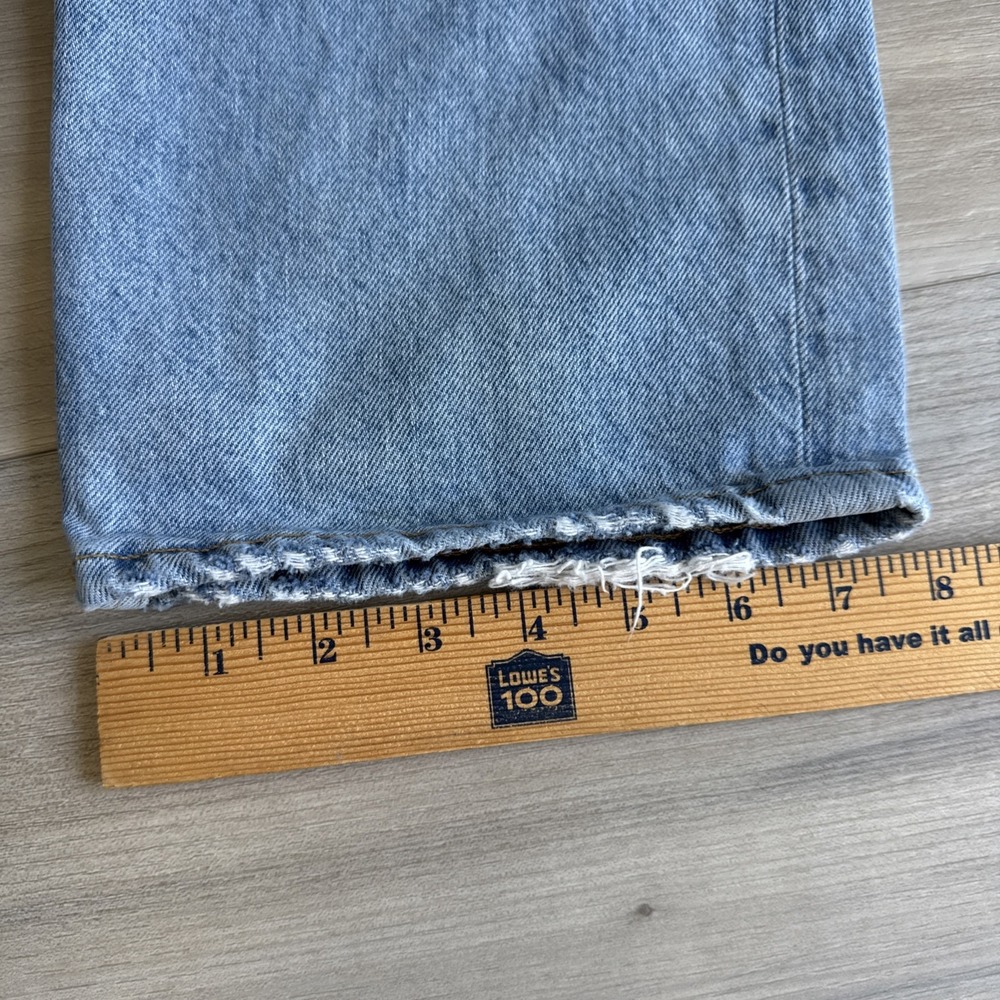Agolde Women's High Rise Straight Blue Jeans 90s Denim Jeans Size 28 - Picture 13 of 13